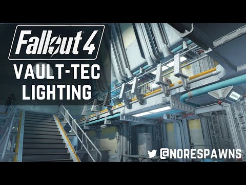 Fallout 4 Vault-Tec Workshop - Lighting