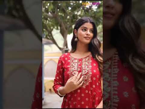 Tips &amp; Tops Charmie Heavy Rayon Wholesale Long Kurtis Catalog – product video thumbnail