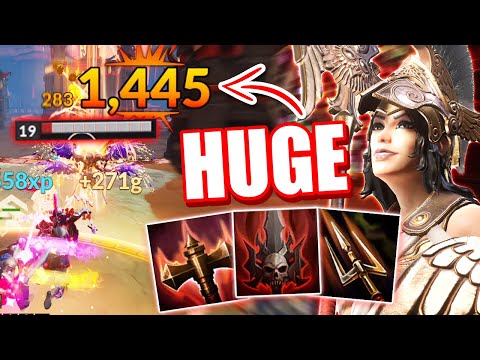 Athena DOES HUGE Damage With THIS SPEAR Build in SMITE 2!