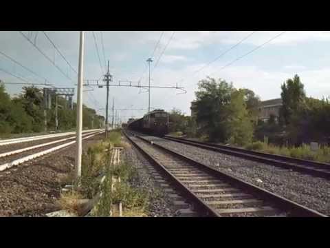 E655.451 sul MRS 57402 Pomezia - Cava Tigozzi, in partenza da Pomezia