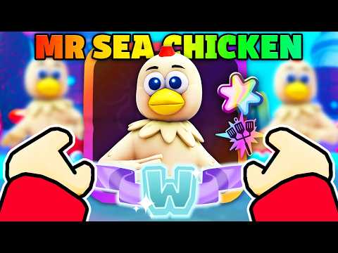 I Unlocked MR SEA CHICKEN In SpongeBob Tower Defense..