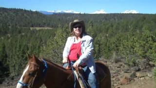 preview picture of video 'Horseback Riding Long Hollow Ranch, Sisters, Oregon'