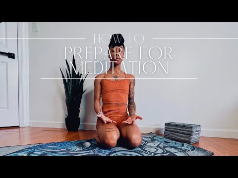 How to Prepare for Meditation | Quick Yoga stretches + Seating options!