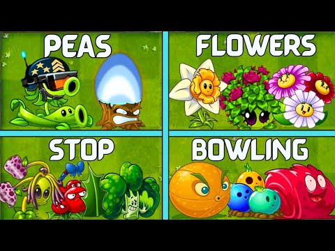 PvZ 2 -Random 16 Best Teams 3 Plants Battlez- Which Plant Team Will Win ?
