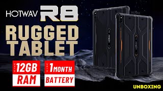 10.1" Tablet with 1 Month Battery - 12GB RAM + 128GB  |  Hotwav Tab R8  |  UNBOXING REVIEW