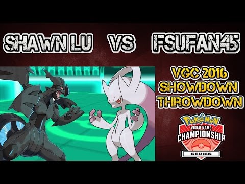 Pokemon VGC 2016 Showdown Throwdown Tournament Round 1(2) - Shawn Lu vs Fsufan45