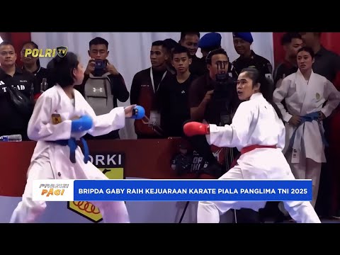 BRIPDA GABY RAIH JUARA I PADA KEJUARAAN KARATE PIALA PANGLIMA TNI 2025