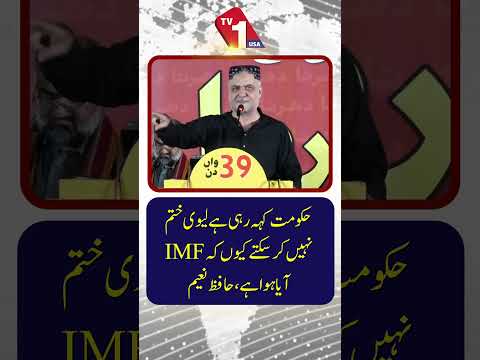 حکومت کا کہنا ہے کہ آئی ایم ایف کی وجہ سے لیوی ختم نہیں کر سکتی: حافظ نعیم الرحمٰن