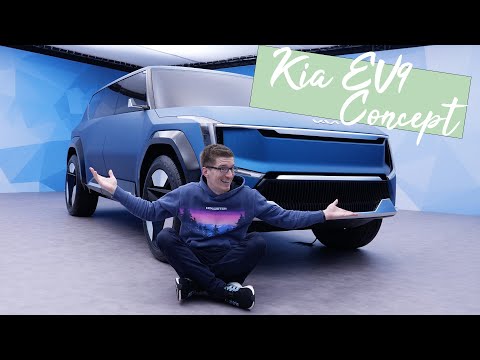 🔋 2023 Kia EV9 Concept: kommt (fast) so in Serie und fährt 540 km weit [4K] - Autophorie