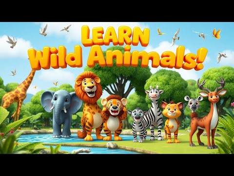 Learn Wild Animals for Kids | Jungle Animals and Activities | VEEKSHITH FUN LEARNING (VFL)