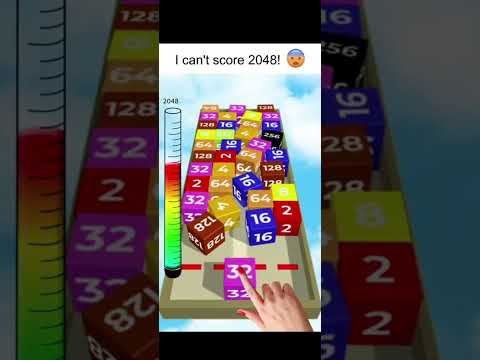 Chain Cube 2048: 3D Merge Game ad & demo play #5 encore (iOS Android)