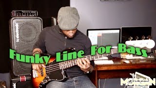 Funky Line FOR BASS - JERMAINE MORGAN TV EP.11 - BASS TIPS