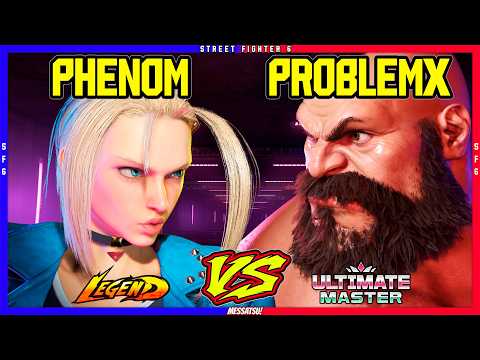 SF6 Phenom (Cammy) VS ProblemX (Zangief)💥Messatsu!💥スト6💥Street fighter 6