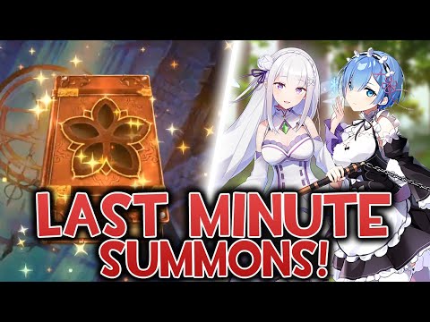 Epic Seven - Emilia and Rem Summons - An Otherwordly Experience!