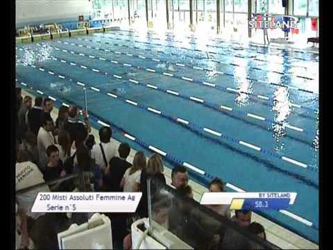 Serie 5 dei 200 Misti  Assoluti F Agonisti - 7 Meeting City of Lignano