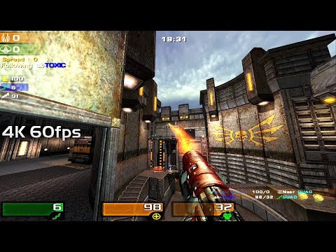60fps Toxic Ztrider (Britney) vs 2GD BLUE (Fnatic) 2vs2  [No Casting] QuakeCon 2006 Final Full 4k