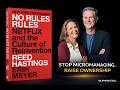 No Rules Rules by Reed Hastings and Erin Meyer - Book Summary