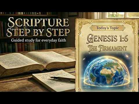 Understanding Genesis: Genesis 1:6 - The Firmament & The Waters Above