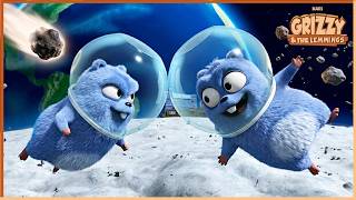 Lemmings go to the moon | Grizzy & the Lemmings | 90' Compilation | ๐ป๐น Cartoon for Kids