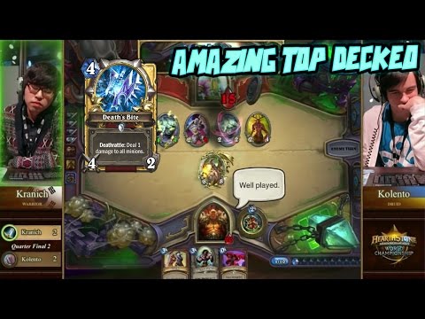 KOLENTO VS KRANICH - FINAL ROUND (Win Kranich) - AMAZING TOPDECK