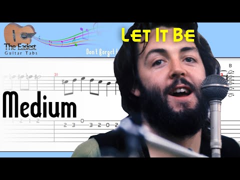 The Beatles - Let It Be Guitar Tab