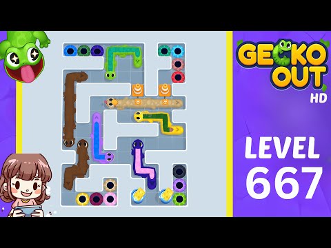 Gecko Out Level 667 Solution Walkthrough