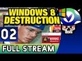 Vinesauce Joel Windows 8 Destruction FULL STREAM Part 2