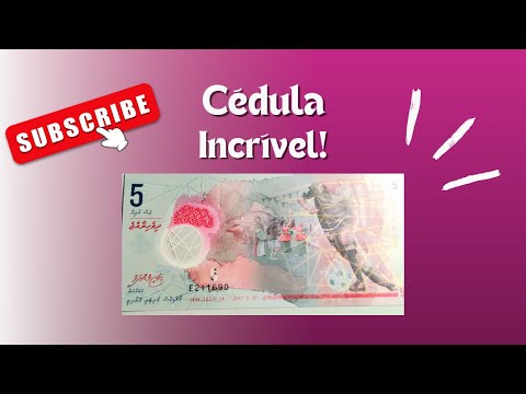 Cédulas Estrangeiras 5 Rufiyaa