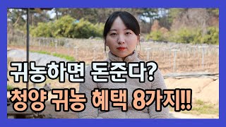 청양 귀농귀촌혜택 꼭 받으세유