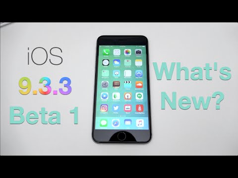 iOS 9.3.3 Beta 1 - What's New?