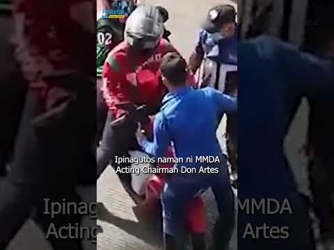 Motorcycle taxi rider nagtangkang tumakas matapos mahuling dumadaan sa EDSA busway