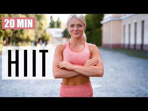 20 MIN HIIT WORKOUT  | full body - no equipment - outdoor travel and train workout