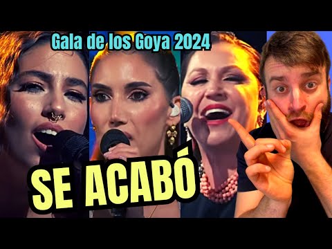 Niña Pastori, India Martinez, Maria José Llergo "Se acabó" (Premios Goya 2024) | Reaccion