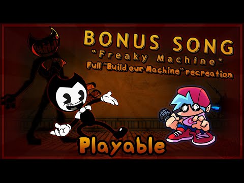FULL BUILD OUR MACHINE Recreation - Playable | Friday Night Funkin': Indie Cross