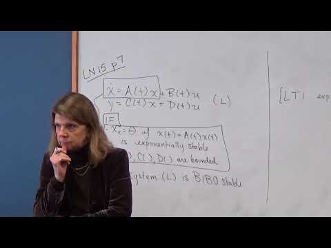 EE 221A: Linear Systems Theory, Lecture 15b, 16a