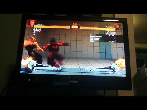SF4 2012 Akuma's New Guile UNBLOCKABLE