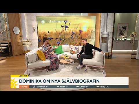 Dominikas födelsedagsöverraskning i studion: ”Min första kille” - Nyheterna (TV4)
