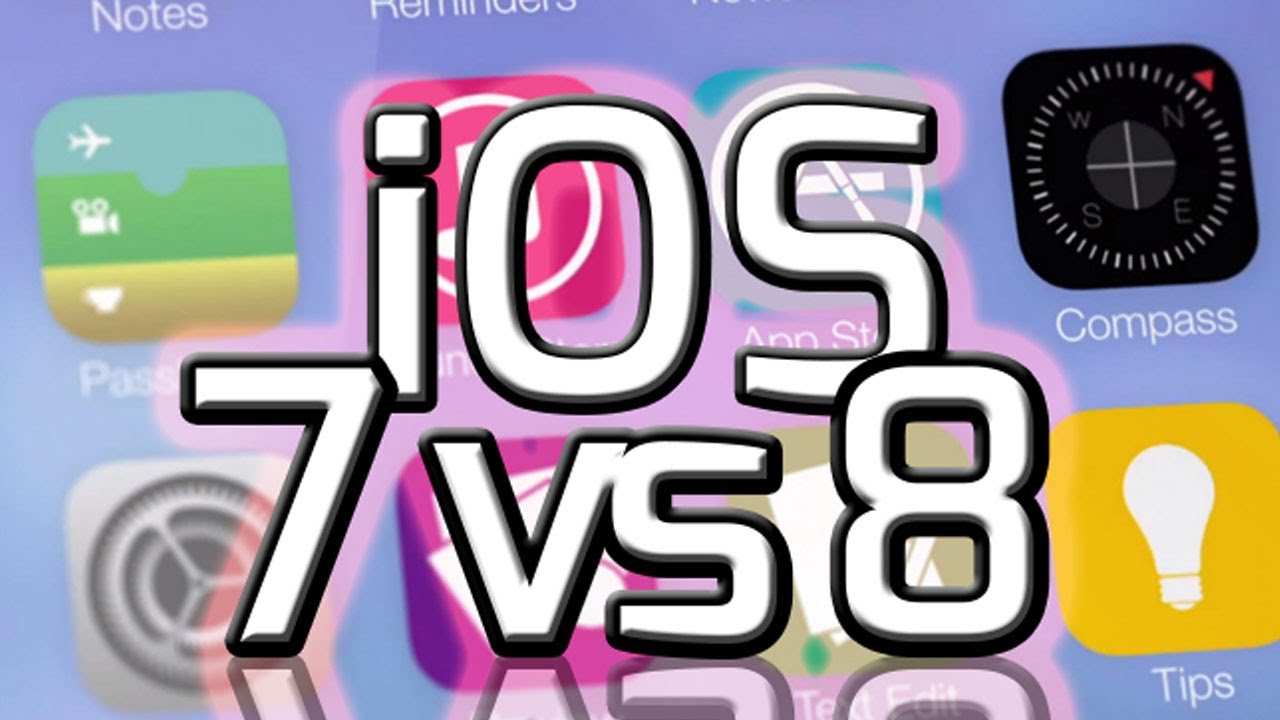 iOS 8 ve iOS 7 Karşılaştırması