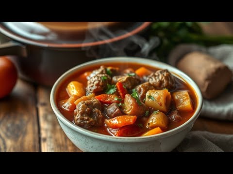 Hungarian Goulash Recipe | how to make traditional Hungarian goulash