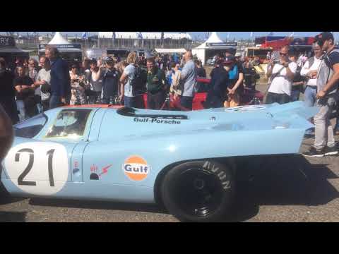 Porsche 917 Gulf engine start up