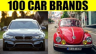 FAMOUS CAR BRANDS - 100 Best Car Brands of the Wor