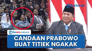 Reaksi Titiek saat Prabowo Bercanda soal Es Teler di Rapat Paripurna DPR, Tak Kuat Menahan Tawa