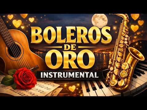Boleros Instrumentales de Oro en VIVO 🎼 Selección Romántica Especial