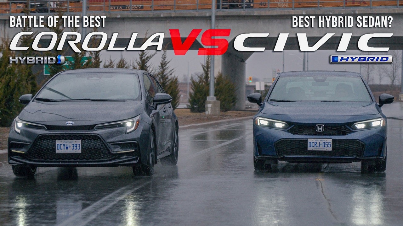 2025 Toyota Corolla Hybrid vs Honda Civic Hybrid – Which Should You Buy? // The Hybrid Showdown