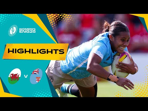 An intense showdown 😱 | Wales v Fiji | Rugby World Cup 2025 | Highlights