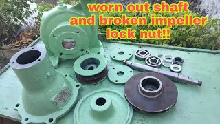 paano mag overhaul ng weichai centrifugal pump? | replace mechanical seal and ball bearing