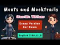 MOOTS AND MOCKTRAILS IN TAMIL MOOTS AND MOCKTRAILS BY GLANVILLE WILLIAMS