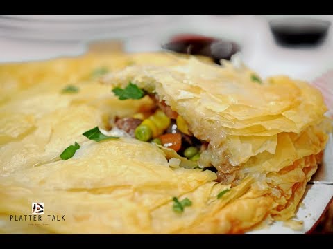 Leftover Prime Rib Phyllo Pot Pie