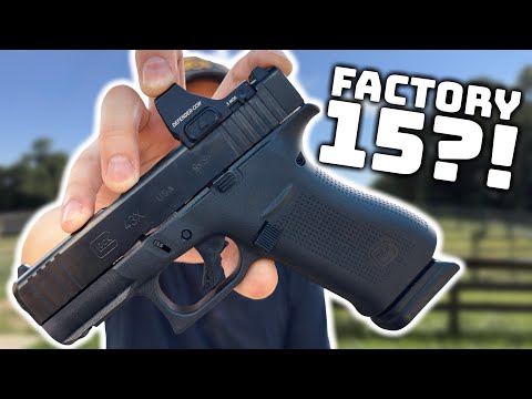 Glock 43X/48 9mm OEM 15rd Magazines