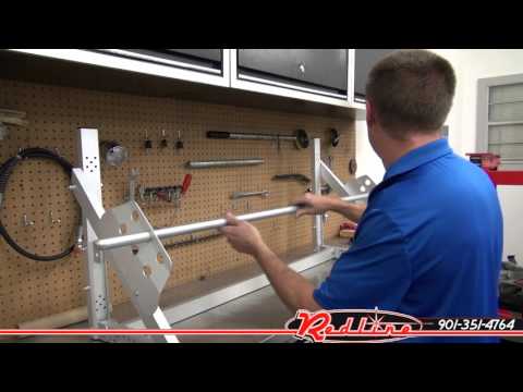 Redline Aluminum Enclosed Trailer Wall Mount Tire Racks